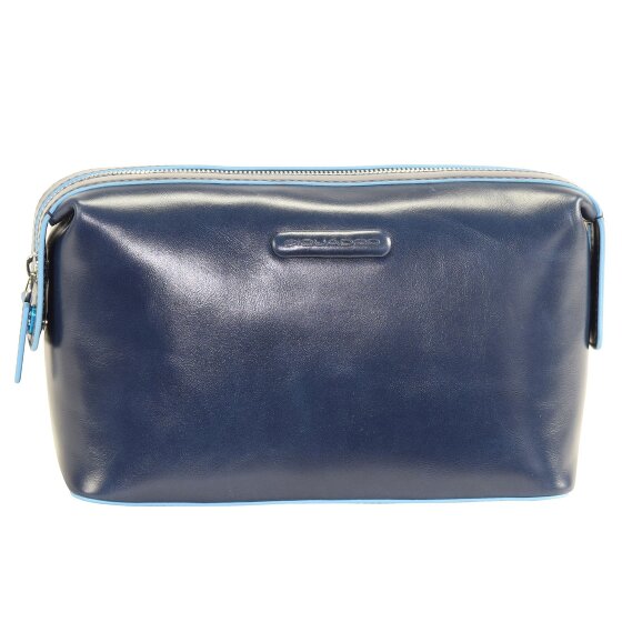 Piquadro Blue Square Kulturbeutel Leder 23 cm