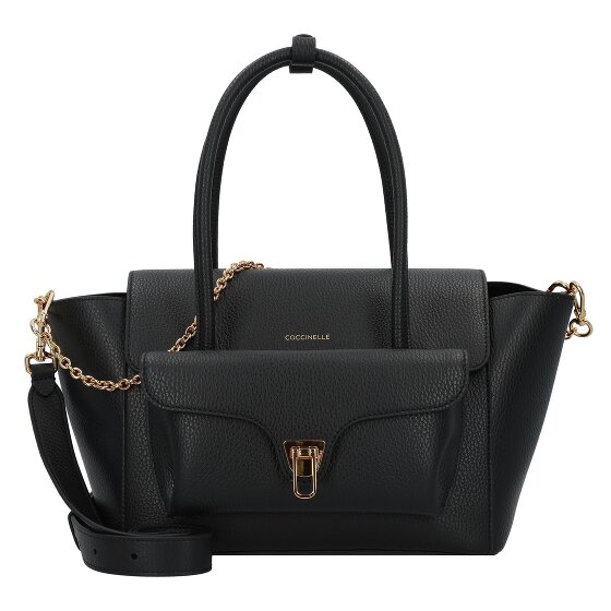 Coccinelle Double Beat Schultertasche Leder 31 cm