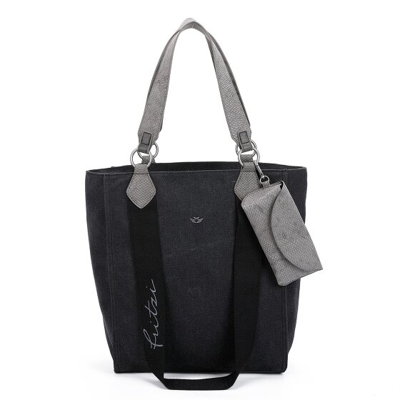 Fritzi aus Preußen Izzy02 Canvas Shopper Tasche 32 cm black bei