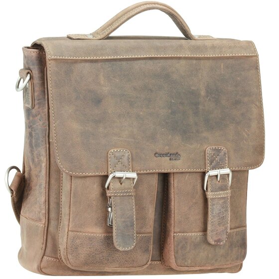 Greenland Nature Stone Umhängetasche Messenger Leder 33 cm