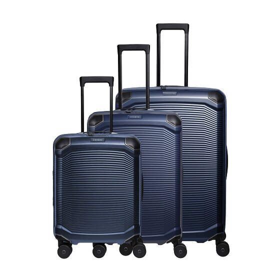 Travelite Millennium 4 Rollen Kofferset 3-teilig mit Dehnfalte