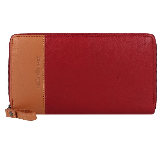 Greenburry Nappa Geldbörse RFID Schutz Leder 19.5 cm