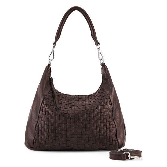 FredsBruder Calm Weave Schultertasche Leder 38 cm