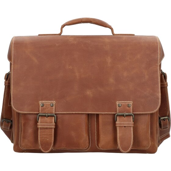 aunts & uncles Hunter Finn Aktentasche Leder 40 cm Laptopfach