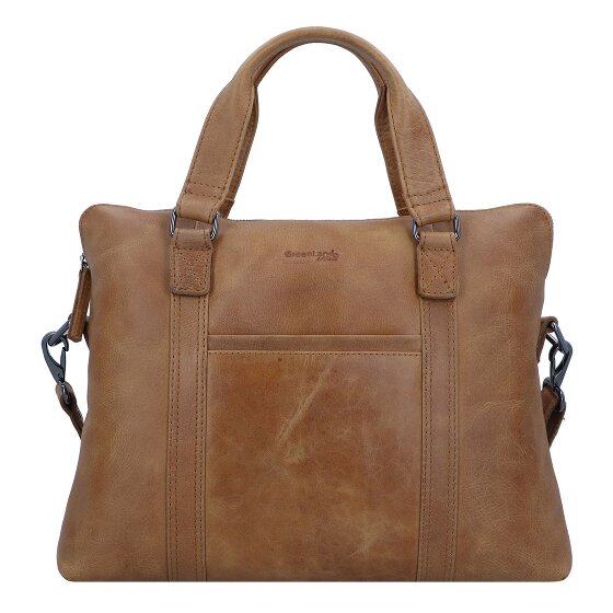 Greenland Nature Light Aktentasche Leder 38 cm Laptopfach