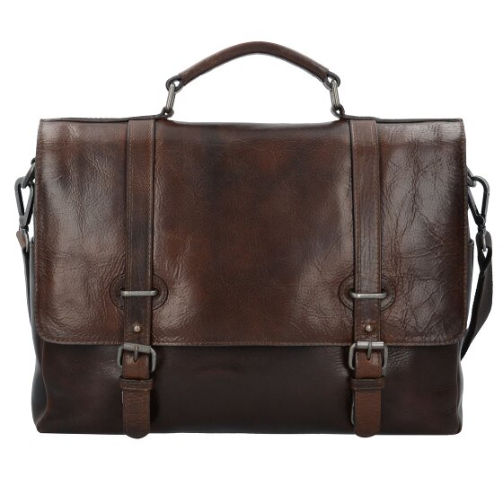 Leonhard Heyden Roma Aktentasche Leder 39 cm Laptopfach