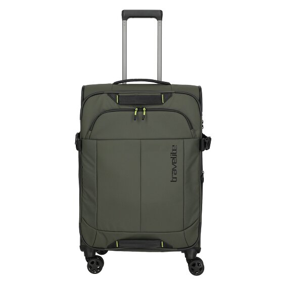 Travelite Briize 4 Rollen Trolley M 67 cm mit Dehnfalte