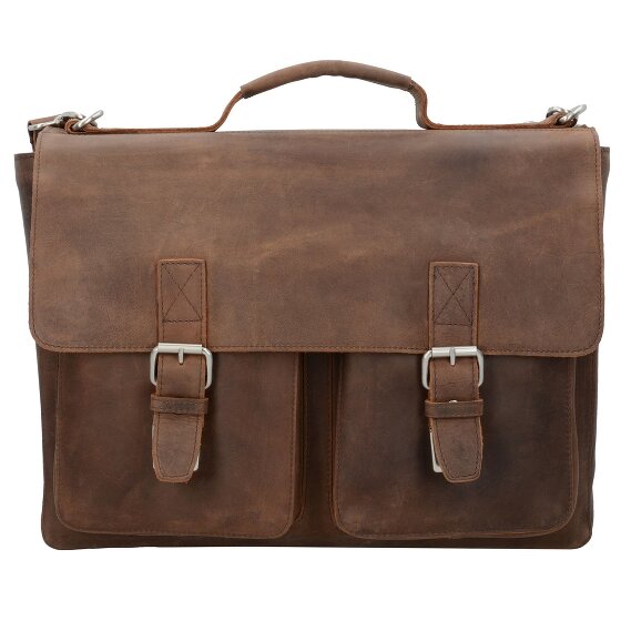 Leonhard Heyden Salisbury Aktentasche Leder 39 cm Laptopfach