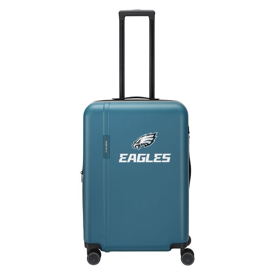 Travelite travelite x NFL 4 Rollen Trolley M 67 cm mit Dehnfalte