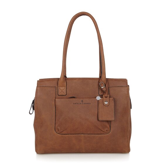Castelijn & Beerens Carisma Schultertasche RFID Leder 38 cm Laptopfach