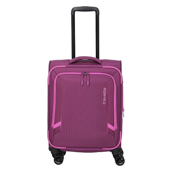 Travelite Corsiica 4 Rollen Kabinentrolley S 55 cm mit Dehnfalte