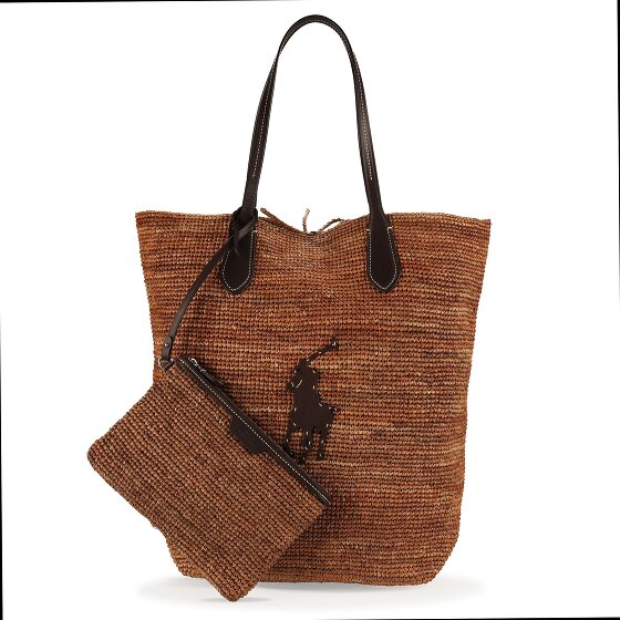 POLO RALPH LAUREN Raffia Shopper Tasche 46 cm