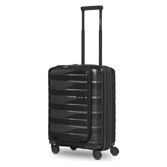 Bergpfeil Travel 4 Rollen Kabinentrolley 55 cm Laptopfach mit Dehnfalte