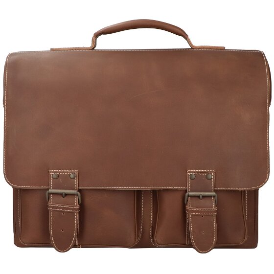 aunts & uncles Hunter Big Finn Aktentasche Leder 40 cm Laptopfach