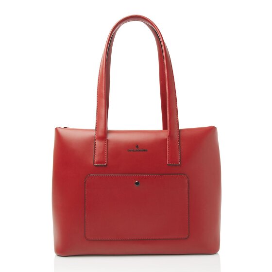 Castelijn & Beerens Dama Noor Schultertasche Leder 43 cm Laptopfach