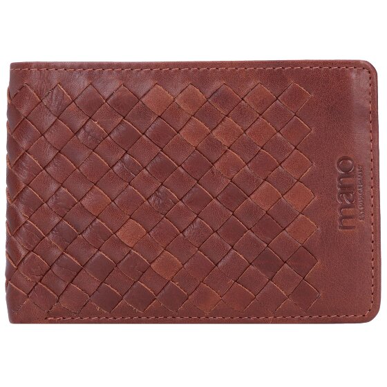 mano Don Luca Geldbörse Leder 12 cm