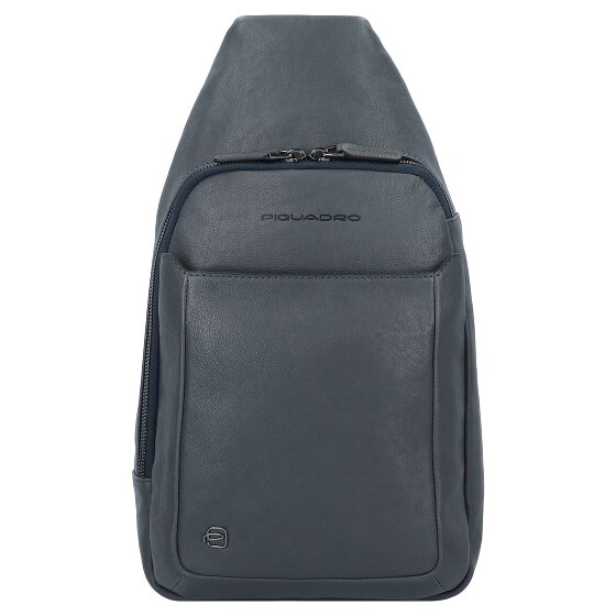 Piquadro Black Square Umhängetasche Leder 20 cm