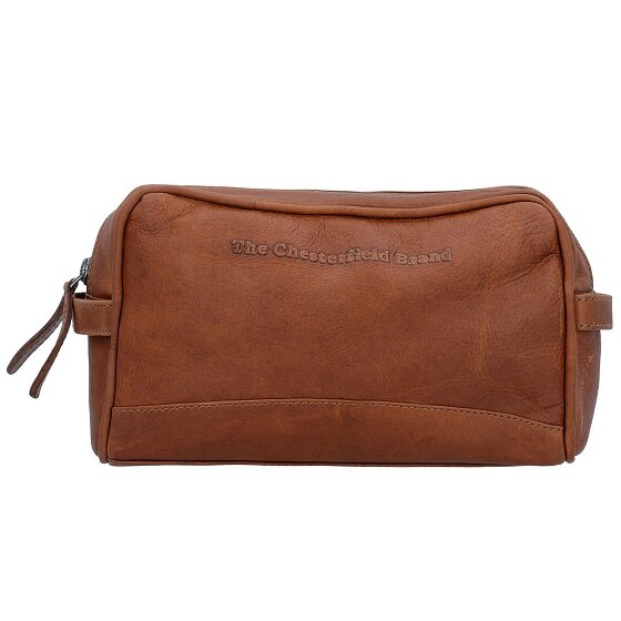 The Chesterfield Brand Wax Pull Up Kulturbeutel Leder 24 cm