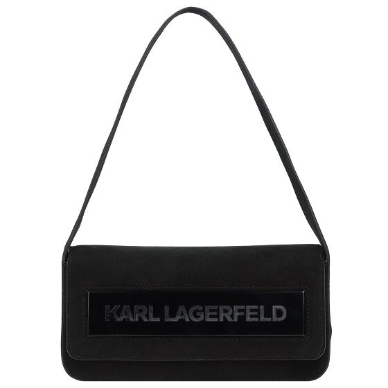 Karl Lagerfeld Essential Schultertasche Leder 24 cm