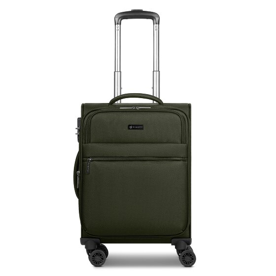 bugatti Valencia Soft 4 Rollen Kabinentrolley S 55 cm mit Dehnfalte