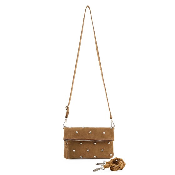 FredsBruder Endless Beads Clutch Tasche Leder 28 cm