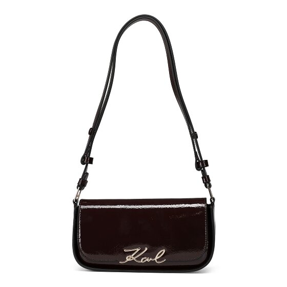 Karl Lagerfeld Signature Schultertasche Leder 24 cm