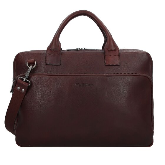 Plevier Vintage Larry Aktentasche Leder 40 cm Laptopfach