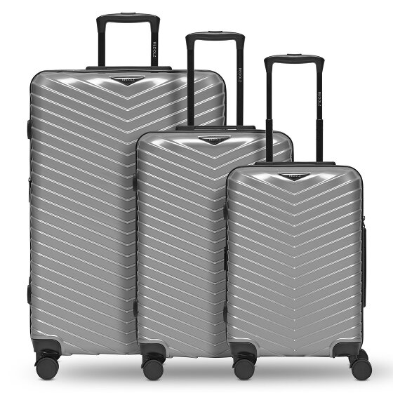 Redolz Essentials 18 4 Rollen Kofferset 3-teilig mit Dehnfalte