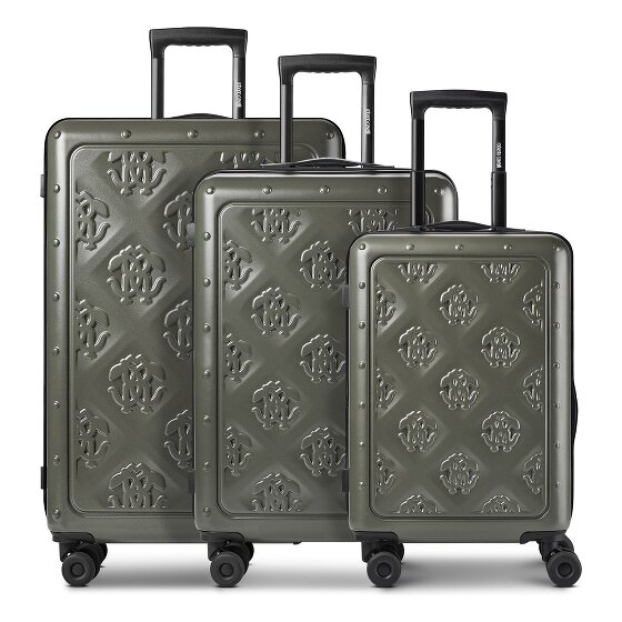Roberto Cavalli Florence 4 Rollen Kofferset 3-teilig mit Dehnfalte