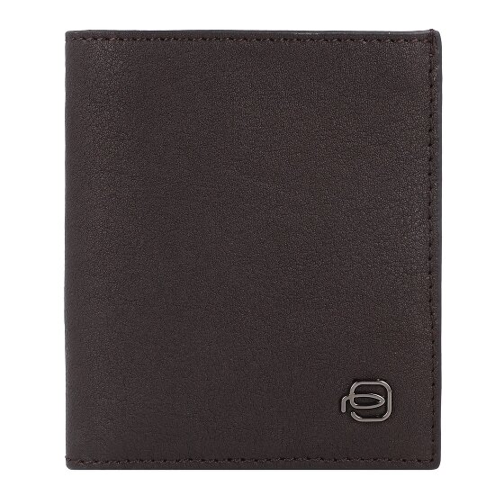 Piquadro Black Square Kreditkartenetui RFID Schutz Leder 9 cm