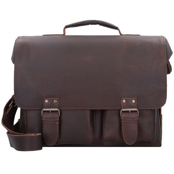 aunts & uncles Hunter Big Finn Aktentasche Leder 40 cm Laptopfach