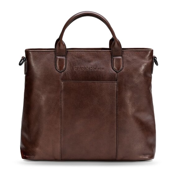 Farmhood Memphis Handtasche Leder 37 cm Laptopfach