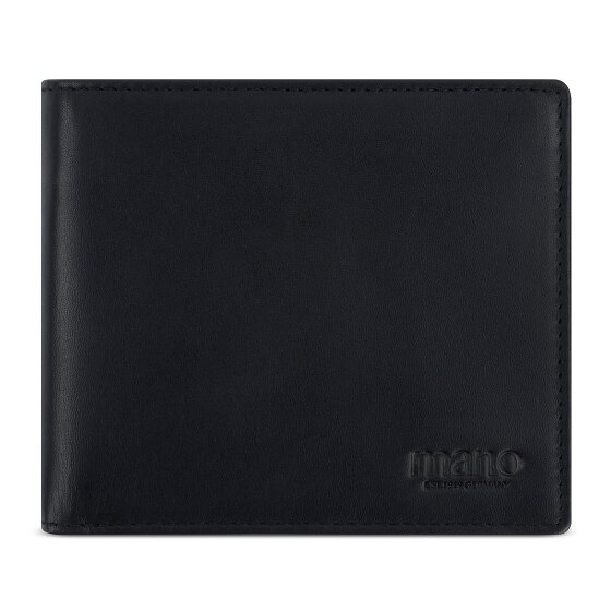 mano Don Andrea Geldbörse RFID Schutz Leder 12 cm