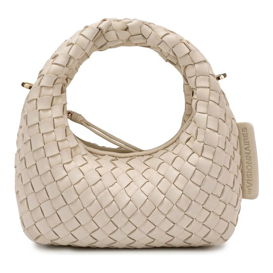 LES VISIONNAIRES Greta Micro weave Handtasche Leder 20 cm