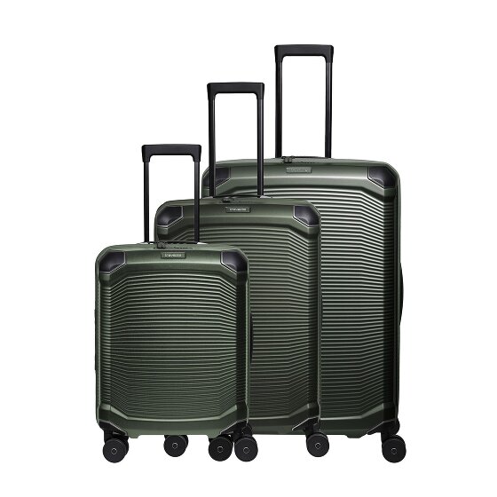 Travelite Millennium 4 Rollen Kofferset 3-teilig mit Dehnfalte