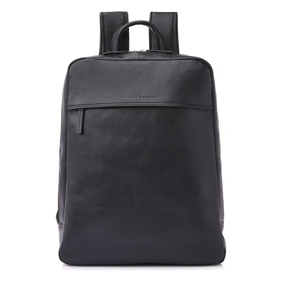 Castelijn & Beerens Daypack RFID Schutz Leder 42 cm Laptopfach
