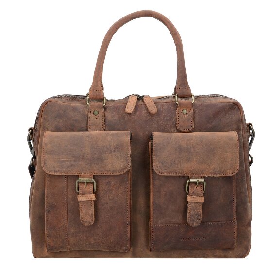 Harold's Antic Collection Aktentasche Leder 40cm Laptopfach