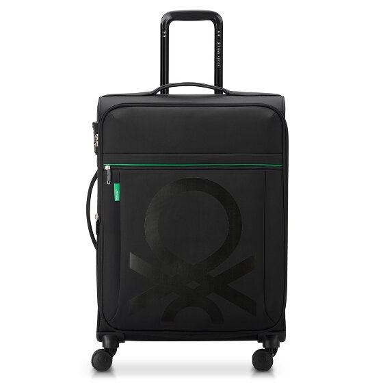 Delsey Paris x United Colors of Benetton Color Bock 4-Rollen Trolley 67 cm mit Dehnfalte