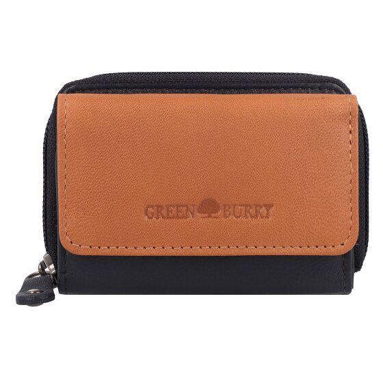 Greenburry Nappa Geldbörse RFID Schutz Leder 11 cm