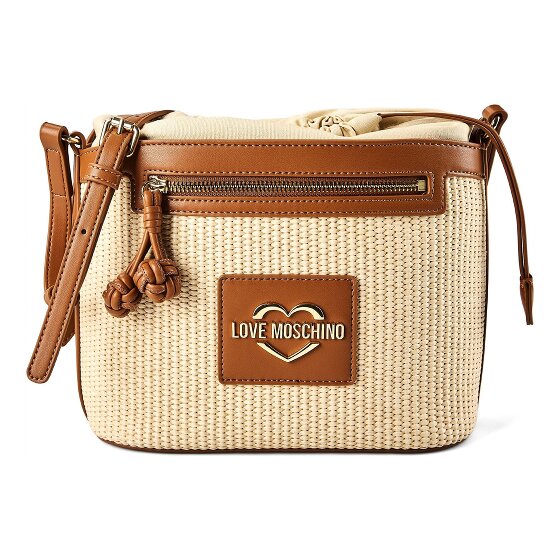 Love Moschino Straw Chic Beuteltasche 24 cm