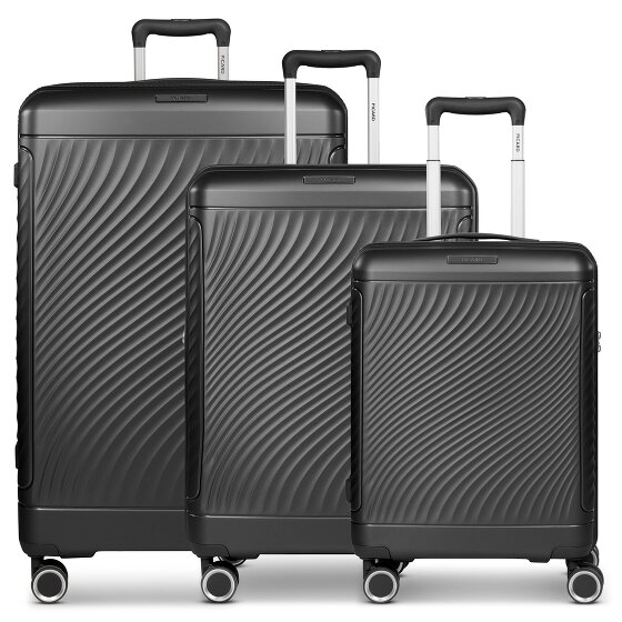 Picard Vienna 4 Rollen Kofferset 3-teilig mit Dehnfalte