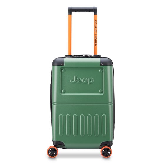 Jeep JH002B 4 Rollen Kabinentrolley XL 55 cm mit Dehnfalte