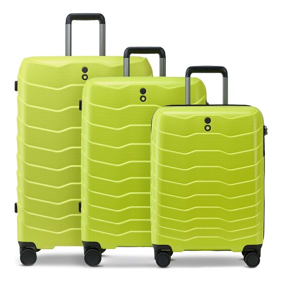 Echolac Exo 4 Rollen Kofferset 3-teilig mit Dehnfalte