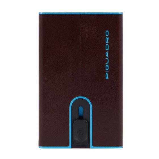 Piquadro Black Square Kreditkartenetui RFID Schutz Leder 6 cm