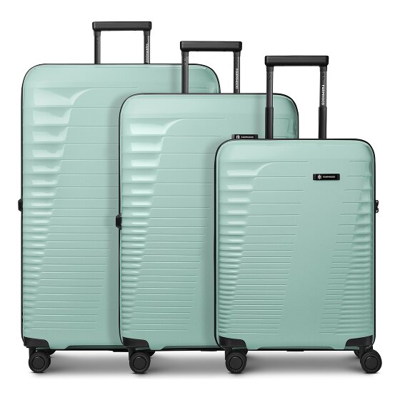 Farmhood Eco Edition 4 Rollen Kofferset 3-teilig mit Dehnfalte