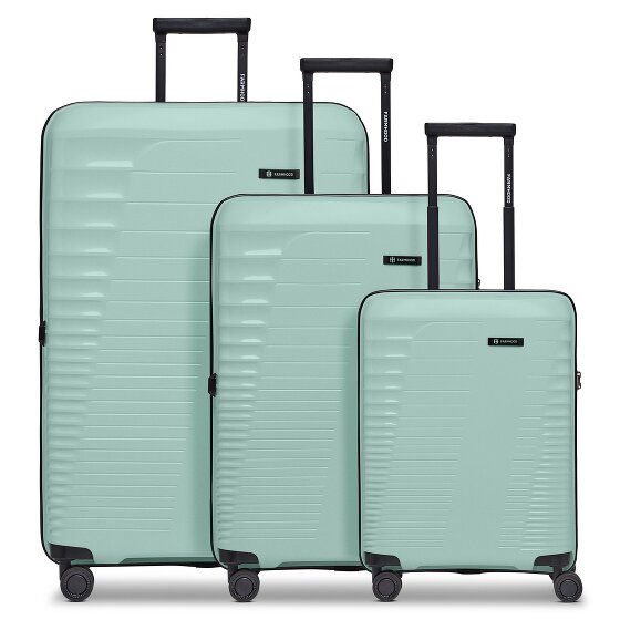 Farmhood Eco Edition 4 Rollen Kofferset 3-teilig mit Dehnfalte