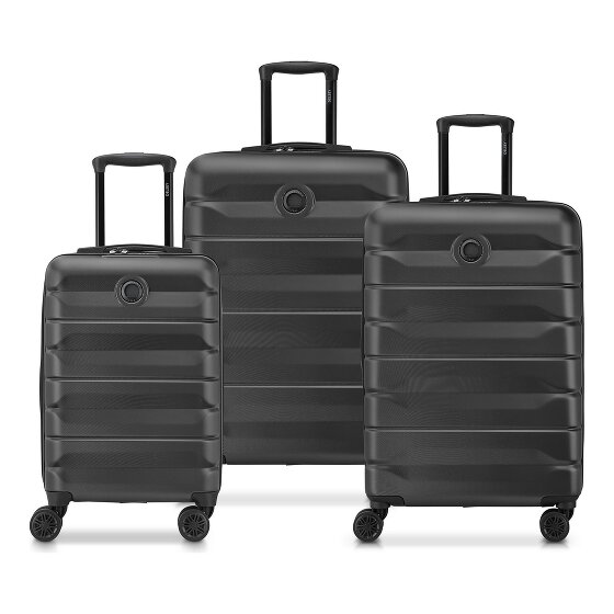 Delsey Paris Air Armour 4 Rollen Kofferset 3-teilig mit Dehnfalte