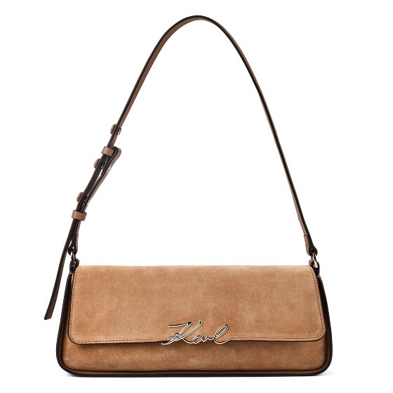 Karl Lagerfeld Signature Schultertasche Leder 32.5 cm