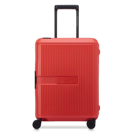 Delsey Paris x United Colors of Benetton Color Block Hardside 4-Rollen Kabinentrolley 55 cm
