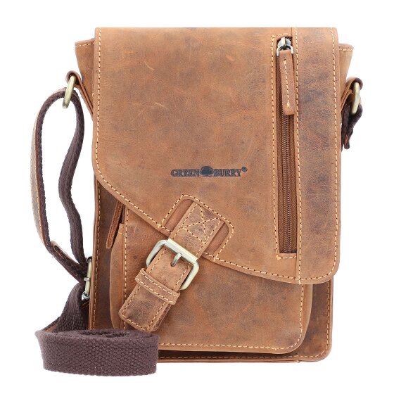 Greenburry Vintage Umhängetasche Leder 18 cm